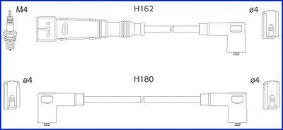 Провода зажигания HITACHI 134715
