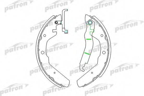 PATRON PSP174 Колодки (барабанный тормоз)