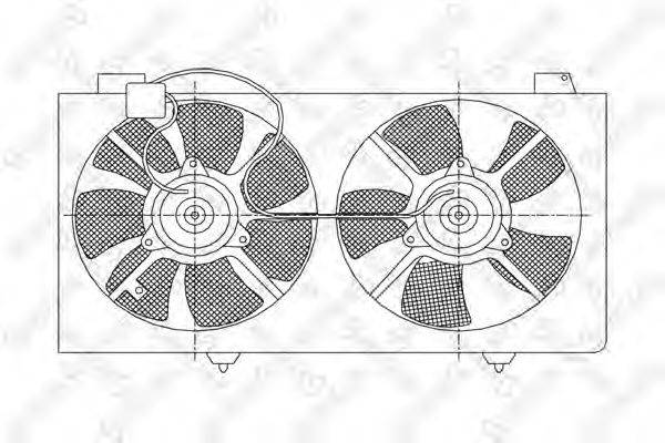 Вентилятор (охлаждение двигателя) STELLOX 29-99356-SX