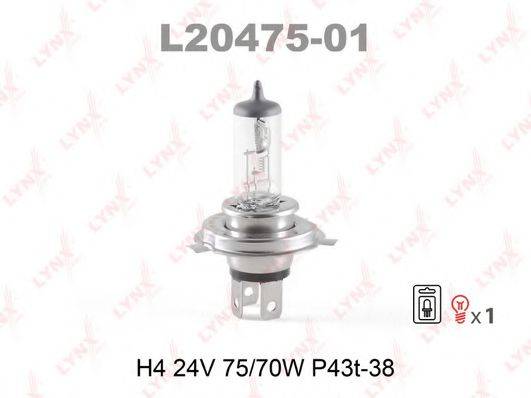 Лампа накаливания LYNXAUTO L20475-01