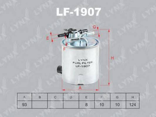 Фильтр топливный LYNXAUTO LF-1907