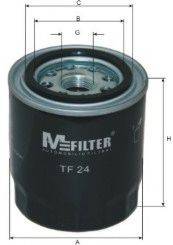 Масляный фильтр двигателя MFILTER TF 24