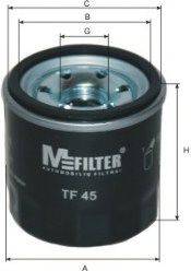 MFILTER TF45 Масляный фильтр двигателя