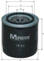 Масляный фильтр двигателя MFILTER TF63