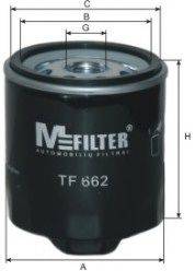 Масляный фильтр двигателя MFILTER TF 662