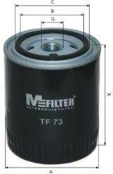 Масляный фильтр двигателя MFILTER TF 73