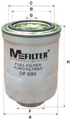 Фильтр топливный MFILTER DF 690