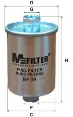 Фильтр топливный MFILTER BF 09