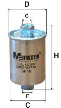 Фильтр топливный MFILTER BF10