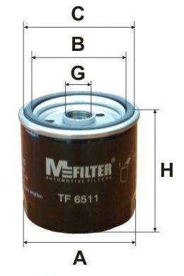 Масляный фильтр двигателя MFILTER TF 6511