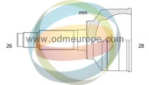 ODM-MULTIPARTS 12211730 Шарнирный комплект (ШРУС с пыльником)