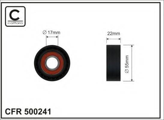 Натяжной ролик, поликлиновой  ремень CAFFARO 500241