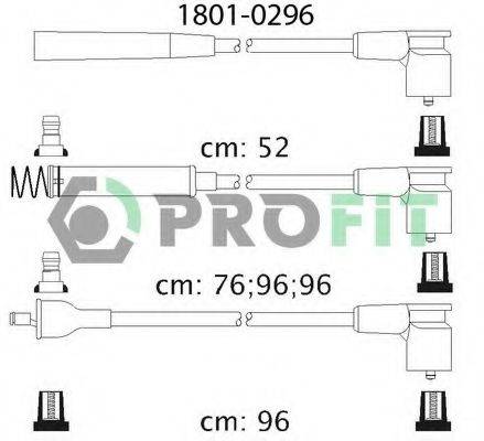 Провода зажигания PROFIT 1801-0296