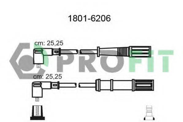 Провода зажигания PROFIT 1801-6206