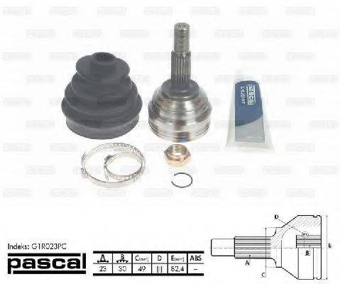 Шарнирный комплект (ШРУС с пыльником) PASCAL G1R023PC