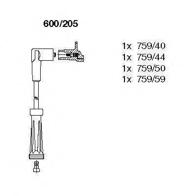Провода зажигания BREMI 600/205