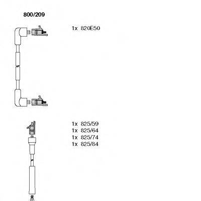 Провода зажигания BREMI 800209