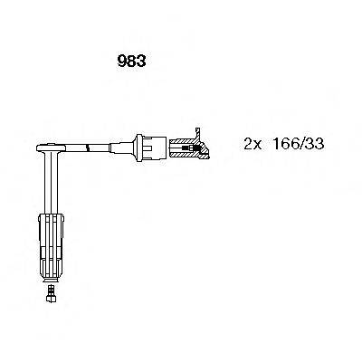 Провода зажигания BREMI 983