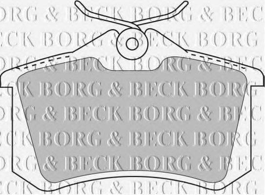 Колодки тормозные BORG & BECK BBP1778