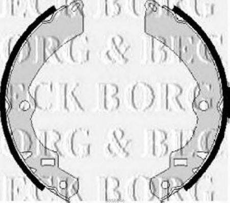 Колодки (барабанный тормоз) BORG & BECK BBS6046