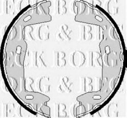Колодки (барабанный тормоз) BORG & BECK BBS6238