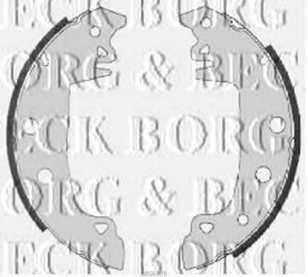 Колодки (барабанный тормоз) BORG & BECK BBS6305