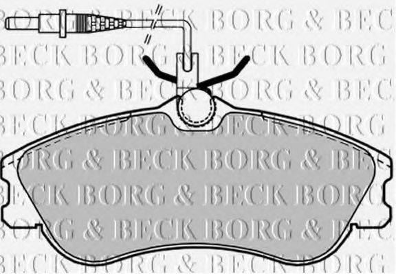 BORG & BECK BBP1601 Колодки тормозные