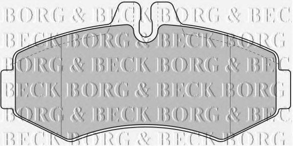 Колодки тормозные BORG & BECK BBP1664