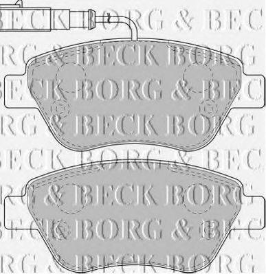 Колодки тормозные BORG & BECK BBP1716