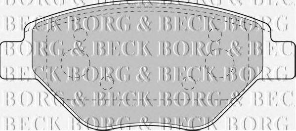 Колодки тормозные BORG & BECK BBP1851