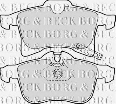 Колодки тормозные BORG & BECK BBP1875