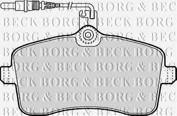 Колодки тормозные BORG & BECK BBP1897