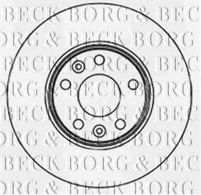 Диск тормозной BORG & BECK BBD5163