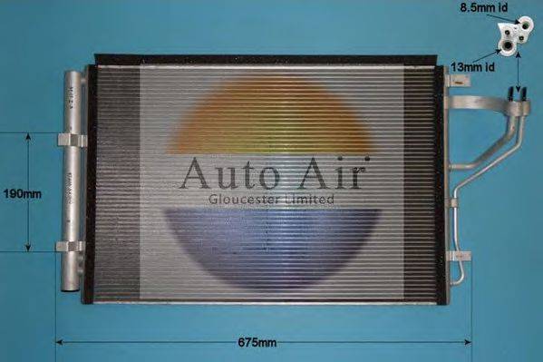 Конденсатор кондиционера AUTO AIR GLOUCESTER 16-9012
