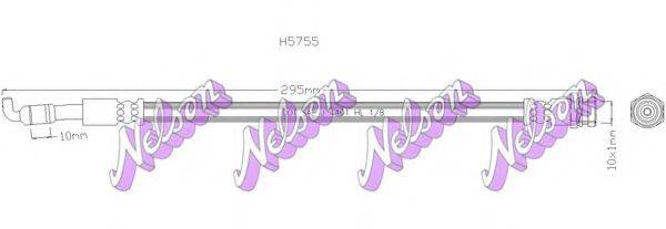 BROVEX-NELSON H5755 Шланг тормозной