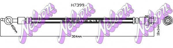 BROVEX-NELSON H7399 Шланг тормозной
