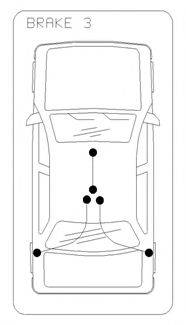 Трос, стояночная тормозная система COFLE 10.6038