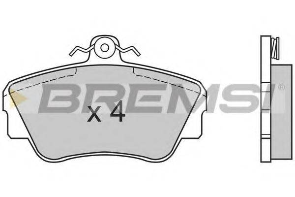 Колодки тормозные BREMSI BP2464