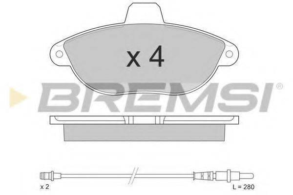 BREMSI BP2678