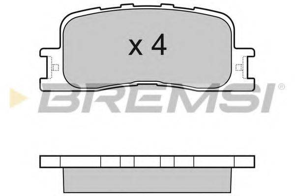 Колодки тормозные BREMSI BP3060