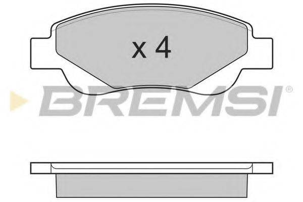 Колодки тормозные BREMSI BP3225
