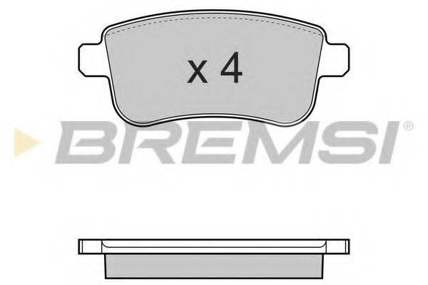 Колодки тормозные BREMSI BP3384