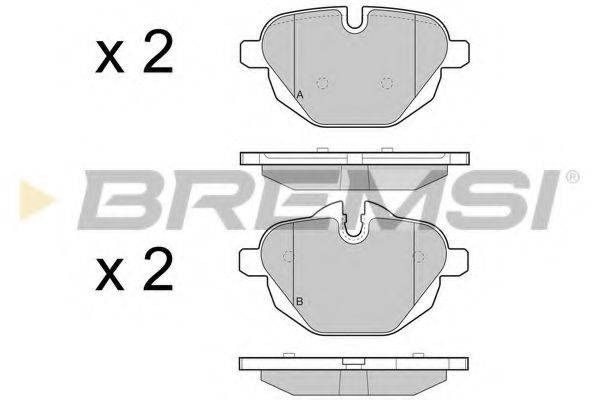 Колодки тормозные BREMSI BP3449