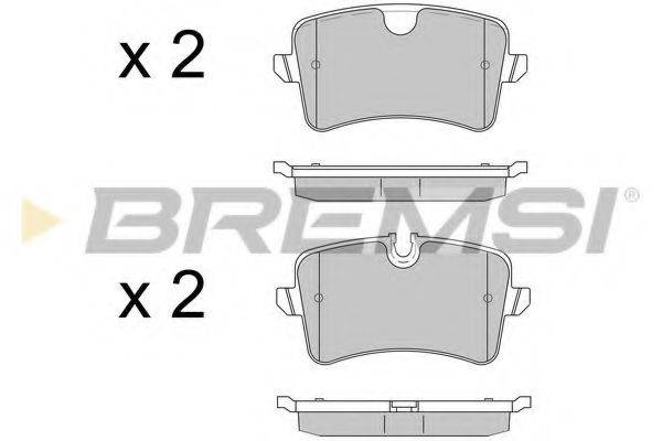 Колодки тормозные BREMSI BP3502