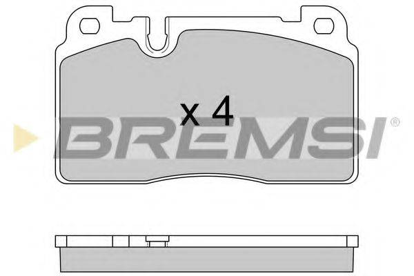 Колодки тормозные BREMSI BP3592