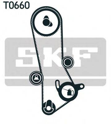 Ремень ГРМ (комплект) SKF VKMA91400