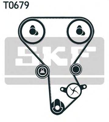 Ремень ГРМ (комплект) SKF VKMA95677