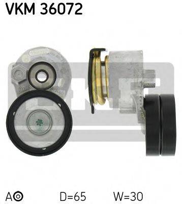 Натяжной ролик, поликлиновой  ремень SKF VKM 36072