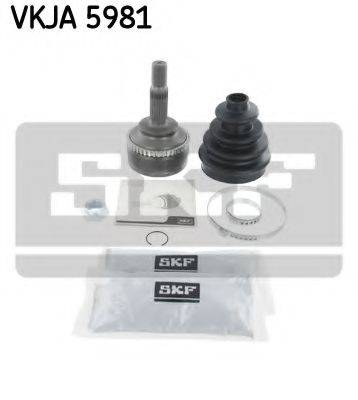 Шарнирный комплект (ШРУС с пыльником) SKF VKJA 5981