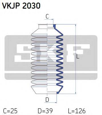 Пыльник рулевой рейки SKF VKJP 2030